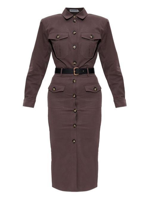 Abito midi SELF PORTRAIT | AW25077MABROWN